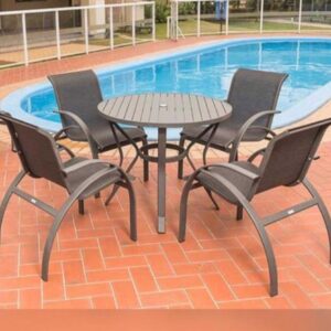 Conjunto De Mesa E Poltronas Sophit